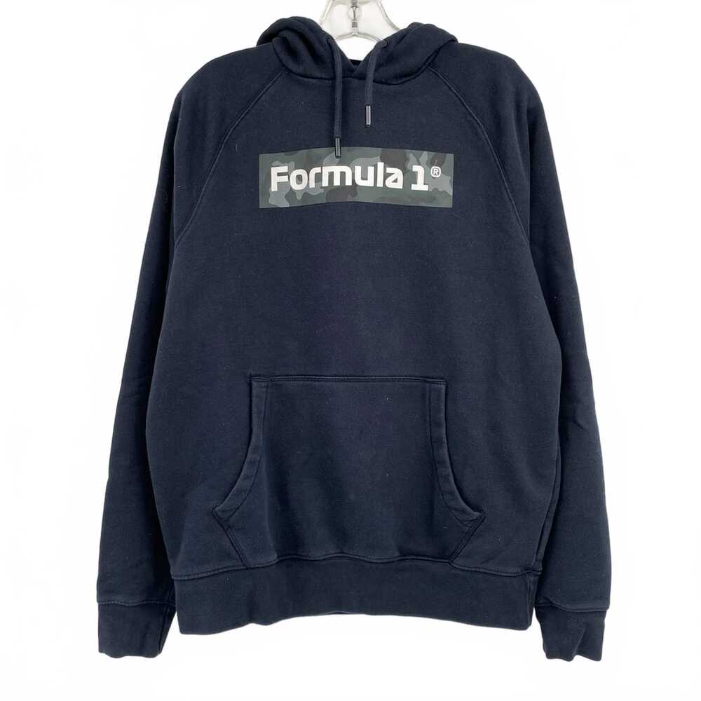 Formula 1 Black Pullover Hoodie | Men’s Regular Size M